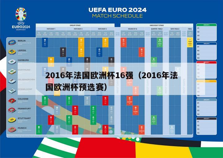 2016年法国欧洲杯16强（2016年法国欧洲杯预选赛）